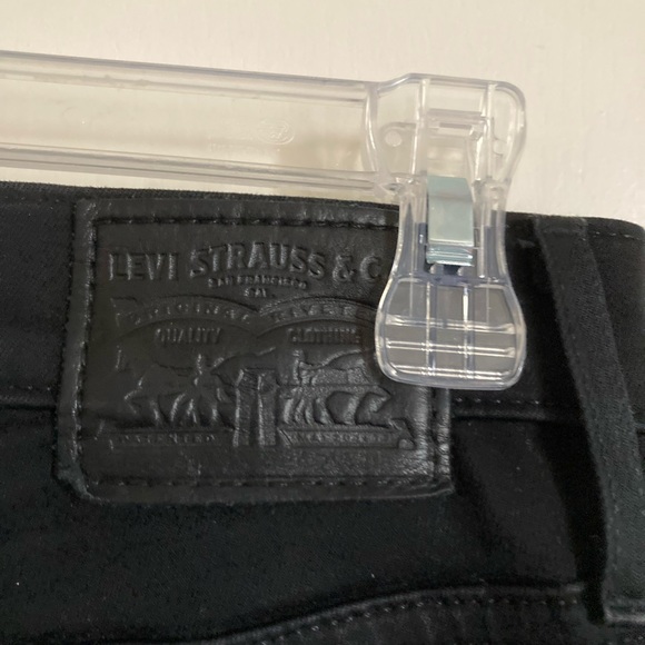 🌸Levi’s Black Mile High Super Skinny Black label & Tag Denim Jeans #Pk - Picture 8 of 9
